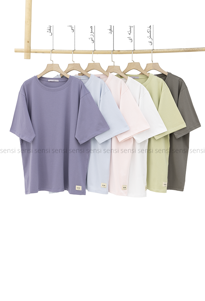 تیشرت ساده رنگی کد1006043